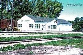 Great Northern Depot at Saint Thomas, North Dakota, undated