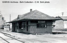 Great Northern Depot at Hayti, South Dakota, 1967