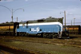 Great Northern Railway 721 at Spokane, Washington in 1968.