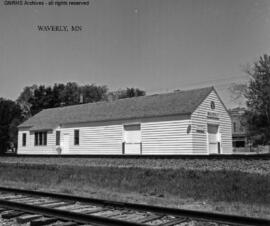 Great Northern Depot at Waverly, Minnesota, undated