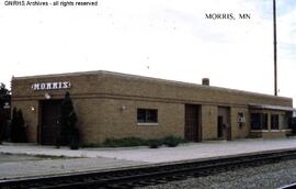 Great Northern Depot at Morris, Minnesota, undated