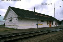 Great Northern Depot at Hallock, Minnesota, undated