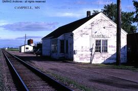 Great Northern Depot at Campbell, Minnesota, undated