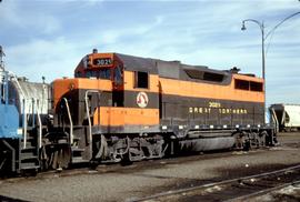 Great Northern Railway 3029 at Spokane, Washington in 1968.