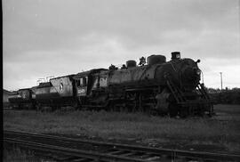 Great Northern Steam Locomotive 3245 at Saint Cloud, Minnesota in 1960.