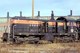 Great Northern Railway 9 at La Grange, Illinois in 1968.