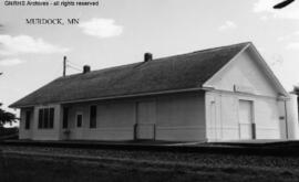 Great Northern Depot at Murdock, Minnesota, undated