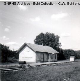 Great Northern Depot at Hazel, South Dakota, 1966