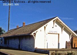 Great Northern Depot at Delano, Minnesota, undated