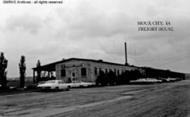 Great Northern freight house at Sioux City, Iowa, undated