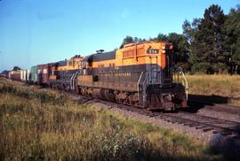 Great Northern Railway 307C at Askov, Minnesota in 1967.