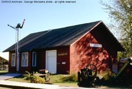 Great Northern Depot at Rexford, Montana, 1990