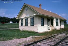 Great Northern Depot at Baker, Minnesota, undated