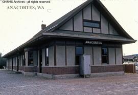 Great Northern Depot at Anacortes, Washington, undated