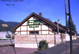 Great Northern Depot at Troy, Montana, undated