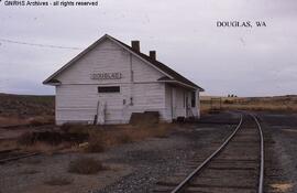 Great Northern Depot at Douglas, Washington, undated