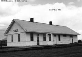 Great Northern Depot at Turner, Montana, undated