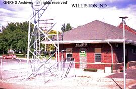 Great Northern Depot at Williston, North Dakota, undated