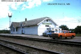 Great Northern Depot at Granite Falls, Minnesota, undated