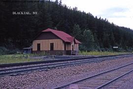 Great Northern Depot at Blacktail, Montana, undated