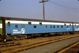 Great Northern Railway Passenger Car 1184 at Seattle, Washington in 1972.