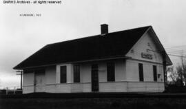 Great Northern Depot at Hamberg, North Dakota, undated