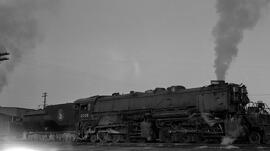 Great Northern Steam Locomotive 2035 at Hillyard, Washington, undated