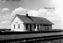 Great Northern Depot at Hingham, Montana, undated