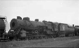 Great Northern Steam Locomotive 3252 at Duluth, Minnesota in 1956.