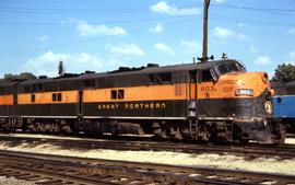 Great Northern Railway 503 at St. Paul, Minnesota in 1969.