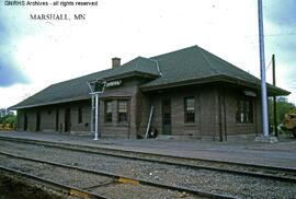 Great Northern Depot at Marshall, Minnesota, undated