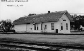 Great Northern Depot at Nielsville, Minnesota, undated