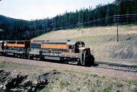 Great Northern Railway 2520 at Marias Pass, Montana in 1968.