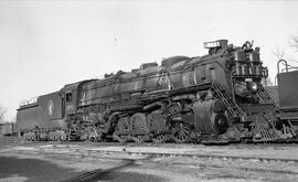 Great Northern Steam Locomotive 2551 at Minneapolis Junction, Minnesota in 1957.