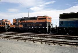 Great Northern Railway 2021 at Browning, Montana in 1969.