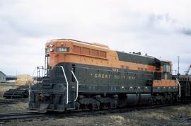 Great Northern Railway 564 at Superior, Wisconsin in 1970.