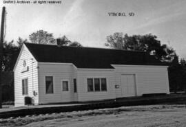 Great Northern Depot at Viborg, South Dakota, undated