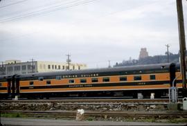 Great Northern Railway Passenger Car 1265,  at Seattle, Washington in 1970.