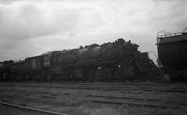 Great Northern Steam Locomotive 2016 at Superior, Wisconsin in 1956.