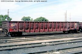 Great Northern Gondola 78404 at Albuquerque, New Mexico, 1978