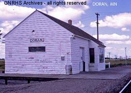 Great Northern Depot at Doran, Minnesota, undated