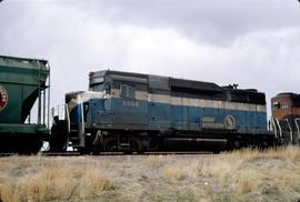 Great Northern Railway 3008 in Montana in 1970.