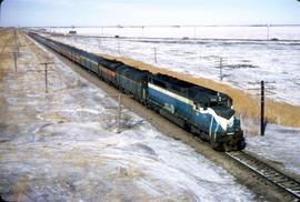 Great Northern Railway 332 at Fargo, North Dakota in 1970.