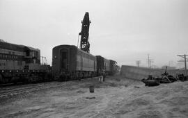 Great Northern Diesel Locomotive 468B at Quincy, Washington, undated