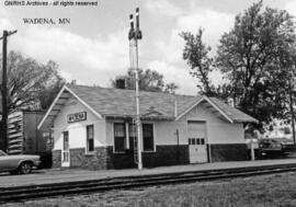 Great Northern Depot at Wadena, Minnesota, undated