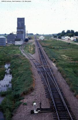 Great Northern Depot at Glenfield, North Dakota, 1982