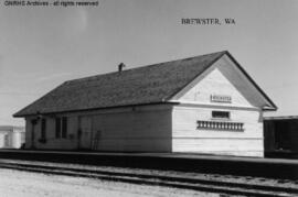 Great Northern Depot at Brewster, Washington, undated