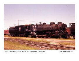 Great Northern Steam Locomotive Number 2189, Saint Cloud, Minnesota, 1961