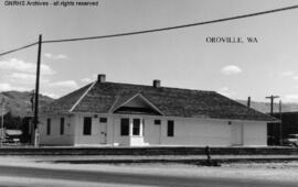 Great Northern Depot at Oroville, Washington, undated