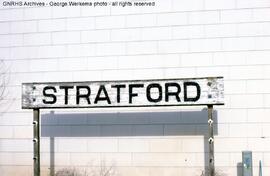 Great Northern Sign at Stratford, Washington, 1987